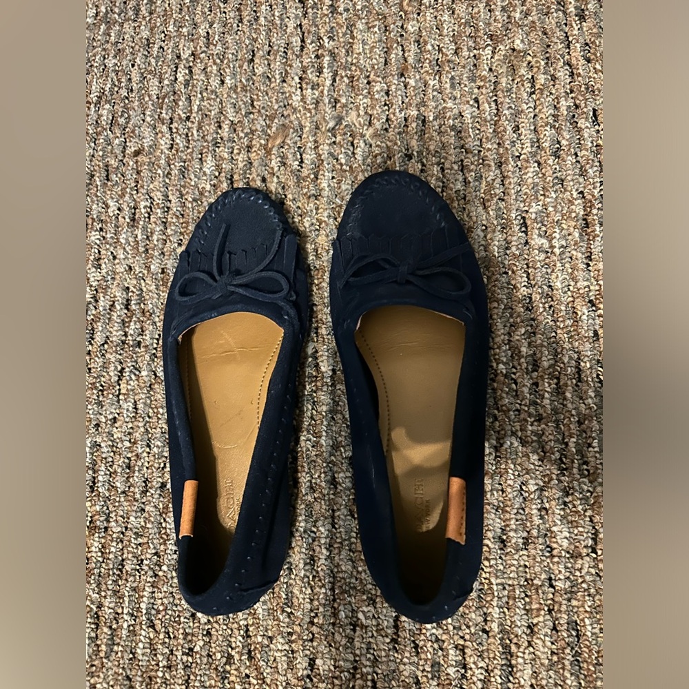 Coach Navy Loafers in size 8.5